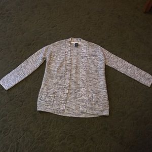 Gap XS black/white cardigan sweater